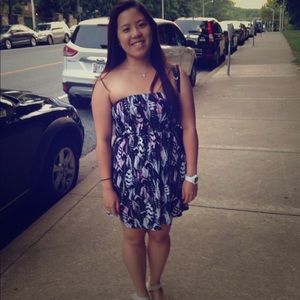 😍Summer Feather Pattern Dress😍